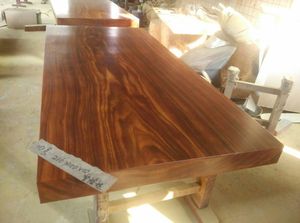 奧坎大板桌10,奧坎木,大板桌,原木大板,原木大板桌,奧坎木會議桌,奧坎木休閒桌