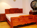 雙人床6,實木雙人床,仿古雙人床,檀木雙人床