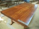 奧坎大板桌7,奧坎木,大板桌,原木大板,原木大板桌,奧坎木會議桌,奧坎木休閒桌